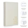 Beautiful Daily Planner And Notebook With Hourly Schedule - Aesthetic