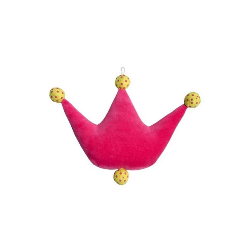 Trullala Spieluhr, Musikspieuhr Motiv: Krone, 25 cm, in pink