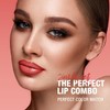 6 x Matte Lip Liner with 6 Nourishing Lip Oil