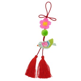 MIYUKI BFK-533 Beads Kit, Made with Shaped Stitching, Hanging Hina Kit, Uguise/Plum