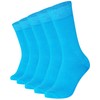 Mysocks Unisex 5 Pairs Socks Seamless Toe Extra Fine Combed
