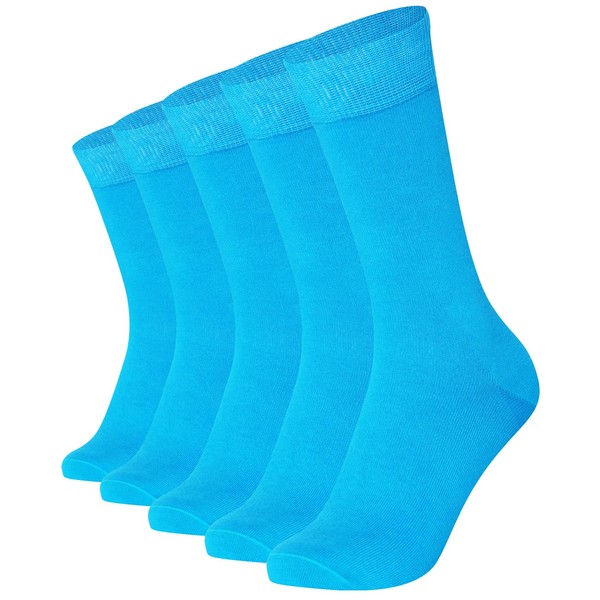 Mysocks Unisex 5 Pairs Socks Seamless Toe Extra Fine Combed