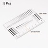 QUARKZMAN 5pcs High Precision SEC Size Estimation Chart 8 cm
