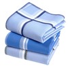 Set of 3 Handkerchiefs Made of High-Quality Fabric, 100% Combed