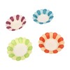 Qcwwy DIY Petal Paper Bowls, Cute Flower Cups, Stackable, 50pcs,