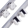 4Pcs SBR12UU Block Linear Rail Bearing Slide 12mm Aluminum Open