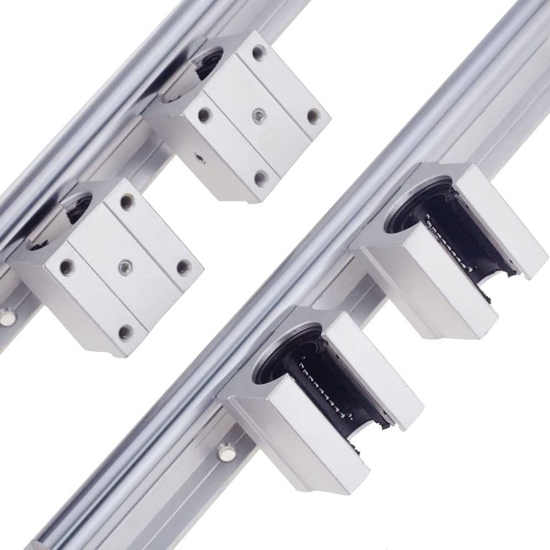 4Pcs SBR12UU Block Linear Rail Bearing Slide 12mm Aluminum Open