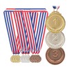 Relaxdays Set da 12 Medaglie d'oro per Bambini, Ø 5