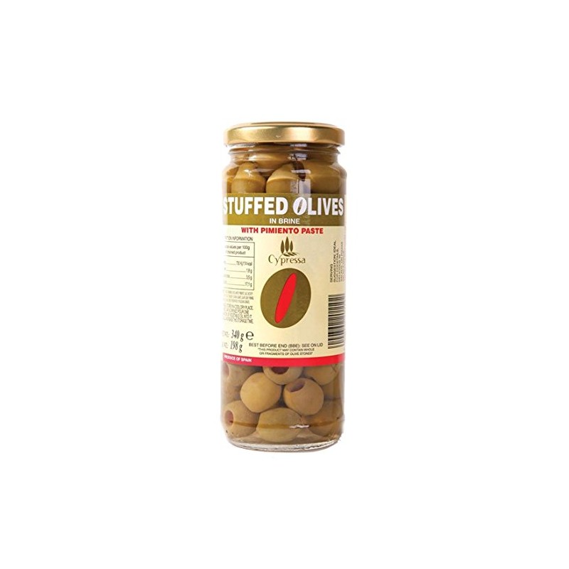 Cypressa | Stuffed Pimento Olives | 5 x 340g