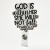 Scripture Badge Reel ‚Äì Inspirational Bible Verse ID Holder with