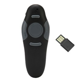 Presentation Clicker 2.4Ghz 49.2ft Control Range Plug and Play Frosted USB Presentation Clicker for Computer Laptop PPT