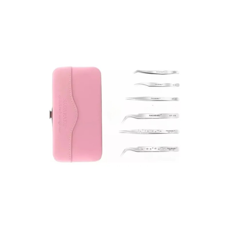 Kit De Pinzas Nagaraku Para Extensiones De Pestañas