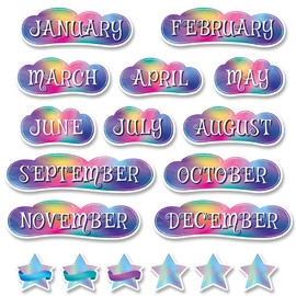 Creative Teaching Press Mystical Magical Months of the Year Mini Bulletin Board, CTP 8699, Multicolor