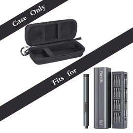Case for Fanttik E1 Max 3.7V Electric Screwdriver, Storage Case Compatible with Fanttik E1 Max Mini Precision Screwdriver Set 50 Magnetic Bits, Case Only (Black)