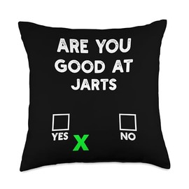 Are you good at Jarts Yes or No - Funny Jarts Throw Pillow