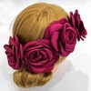 Sanrich Women's Brooches 4pcs Rose Flower Hair Clip Mexican Hair