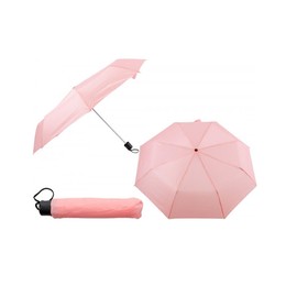 Folding Pink Compact Umbrella for Ladies Womens