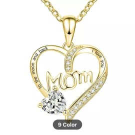 Unbranded Mom  necklace, Mom Heart Necklace , Gift for Mom, Mom jewelry