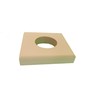 Miller Shingle Clear Cedar Light Block, Primed - 7.5 inch