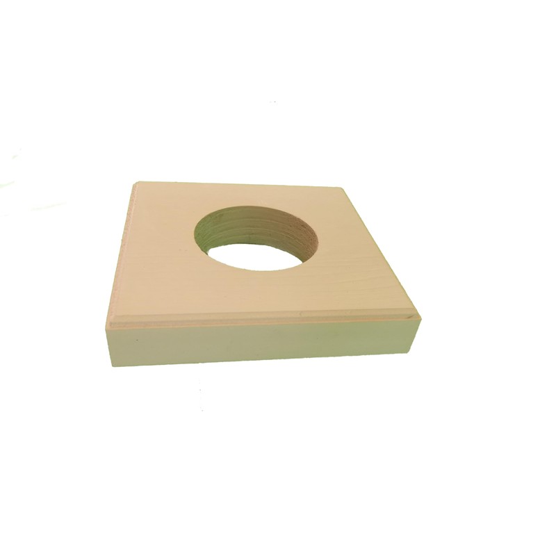 Miller Shingle Clear Cedar Light Block, Primed - 7.5 inch