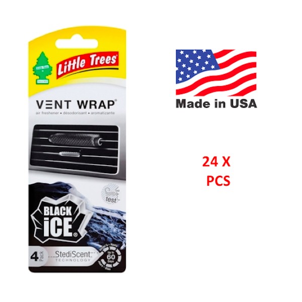 Little Trees Vent Wrap Black Ice little trees CTK-52431 MADE