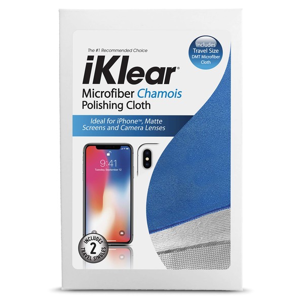 iKlear (iK-MCK) Microfiber Chamois Style Polishing Cloth