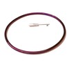 CuffStore 18" 6mm Petite Thin Purple Titanium Over Stainless Eternity