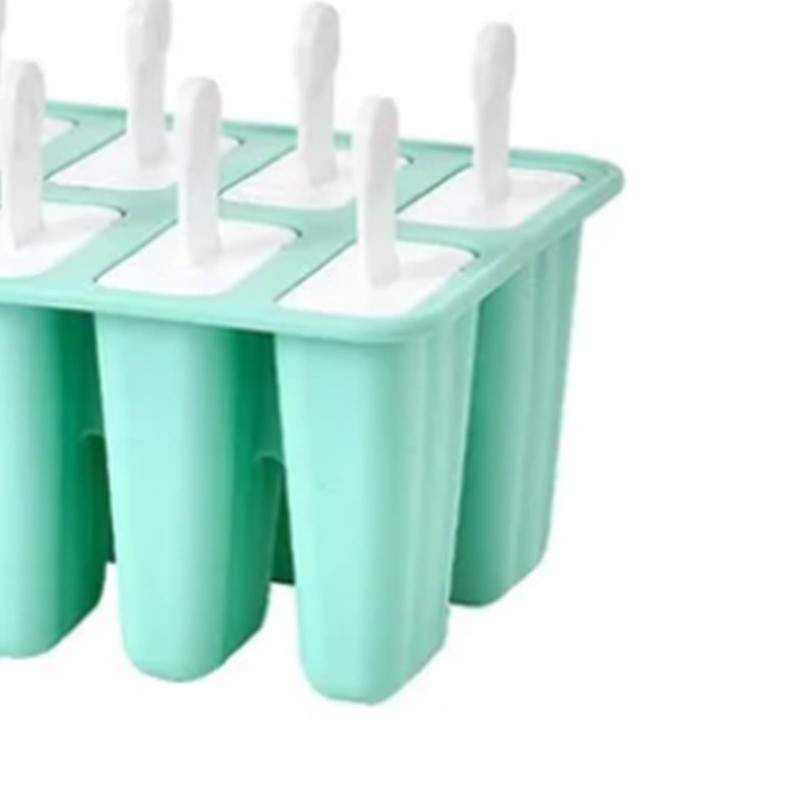 Ice Cream Mould 10 Grids Food Grade Silicone Non Stick