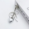 Asaisimg 4 Pcs Cute Keychain Aesthetic Y2K Accessories, Heart Bowknot
