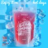 Teenitor 100Pcs Drink Pouches, Drink Pouches for Adults Alcohol, Drink