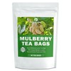 100% Natural Mulberry Leaf Tea Bag, 40 Teabags, Mulberry Tea,