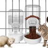Hanging Automatic Pet Food Water Dispenser Set,Gravity Feeder Food Dispenser,Suitable