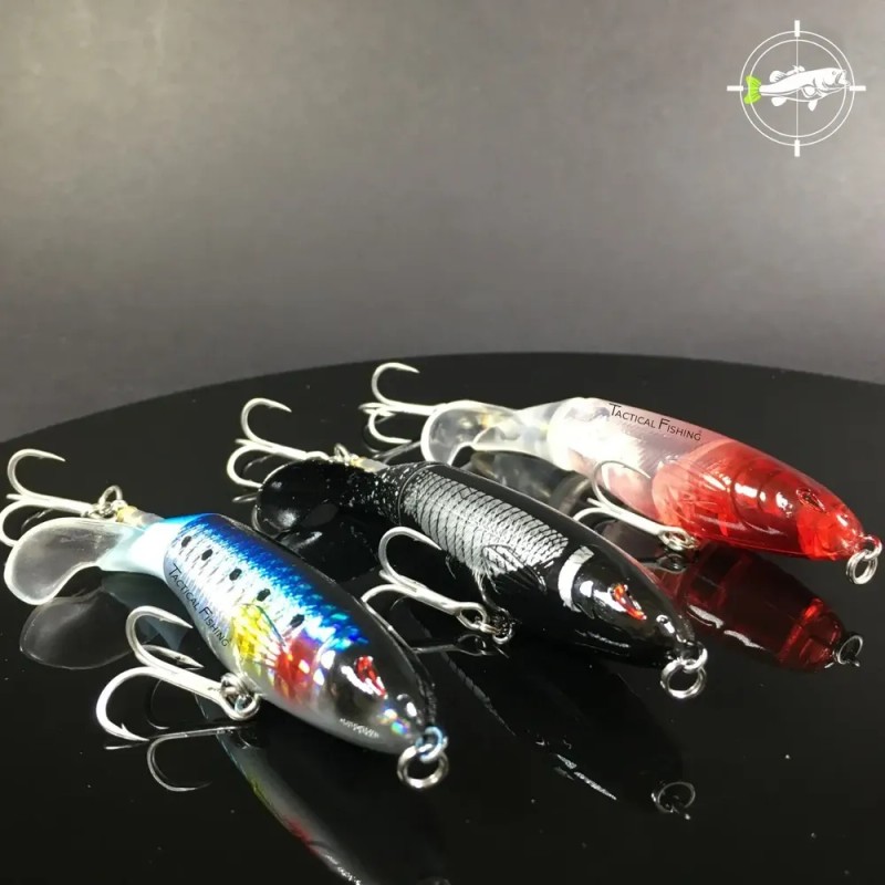 Kit Con 3 Señuelos De Pesca Superficial Whopper Plopper