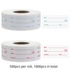 1000 Pieces Food Labels Stickers, 2 Rolls 5 x 2.5cm