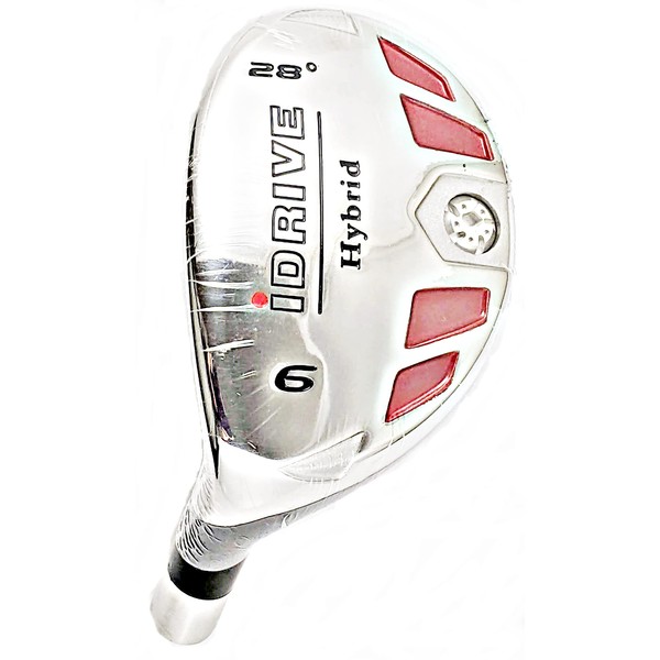 Left-Handed Men's I-Drive #6-28° Loft Hybrid Golf Club with Graphite