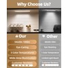 Under Cabinet Lighting, 12inch Rechargeable Motion Sensor Light Indoor, 1800mAh