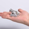 EASYANT Mini cañón de metal de escritorio de acero inoxidable,