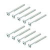 sourcing map M6x80mm Furniture Bolts Hex Socket Screws 58mm Thread