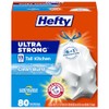 Hefty bolsas de basura con cordón para cocina, ultra fuertes,