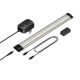 parlat Siris LED Under-Unit Light with Power Supply, Touch Dimmer, Flat, 30 cm, 370 lm, White