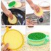 10 Pack Microfiber Scrubbing Pads Dishwashing Scrubber Sponge, Dish Scrub