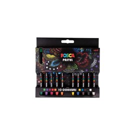 POSCA Pastel Bag with 10 Colours - Po