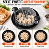 Chicken Shredder for Meal Prep – Rotating Meat Shredder with
