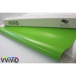 Matte Lime Green Vinyl Wrap Roll with VViViD XPO Air Release Technology - 1ft x 5ft