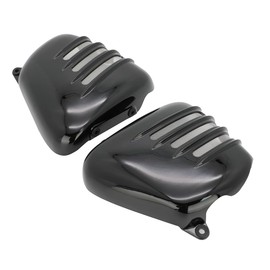 Motaux Left Right Battery Side Fairing Panel Cover for Triumph Bonneville T100 SE ACE Scrambler 900 Thruxton 2001-2015, Glossy Black