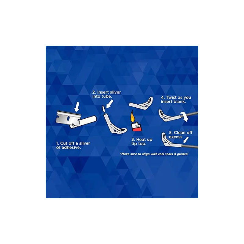 Polymer Rod Tip and Ferrule Cement Glue Y