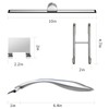 Shower Squeegee and Window Squeegee, Stainless Steel, 100% Streak-Free, Cleaner