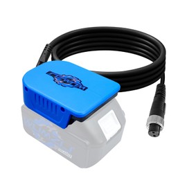 Fishing Reel Battery Adapter Compatible with Makita 18V Battery Fit for Daiwa 14.4V Series BM2000 BM2000II BM2300 BM2500 BM2900 BM2300C LB3100C LB3100N Shimano BeastMaster 9000 Electric Fishing Reel