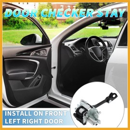 Partuto Door Check Strap Stopper Limiter No.9181P2 Door Check Bracket Stop for Citroen Berlingo III for Peugeot Partner Tepee Metal Front Left Right/LH RH Replacement