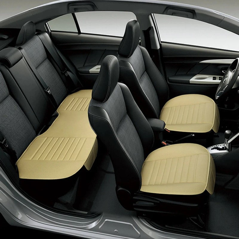 Back Seat Cover Protector - Waterproof Car Seat Cushion PU